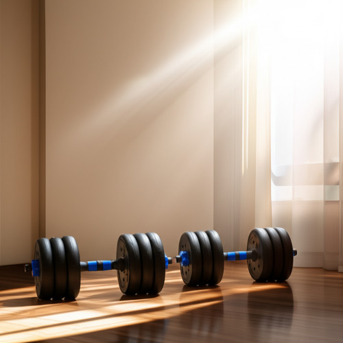 Гантельный набор B31589, 2х15 кг, пластик/цемент, 30 кг