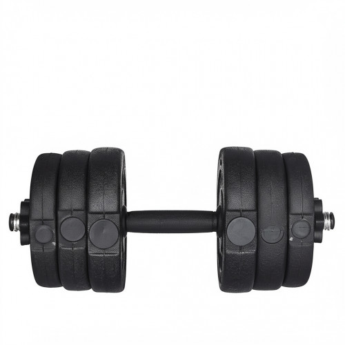 Гантели 2x15 кг, пластик/цемент