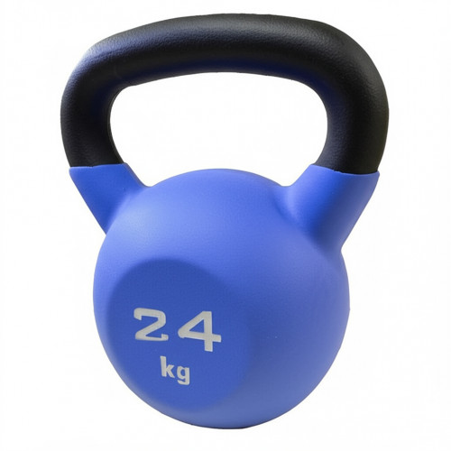 Обрезиненная гиря для кроссфит, 24 кг