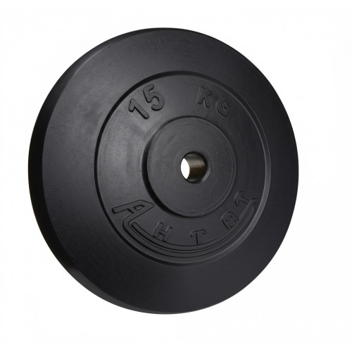 Обрезиненный диск Антат 15 кг, 51 мм