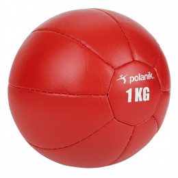 Медицинбол 1 кг, искусственная кожа