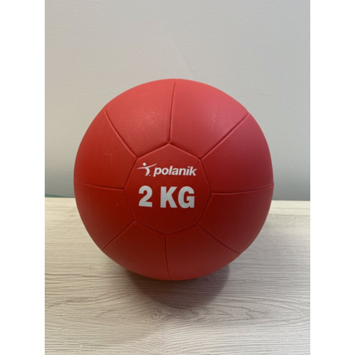 Медицинбол 2 кг, (искусственная кожа)