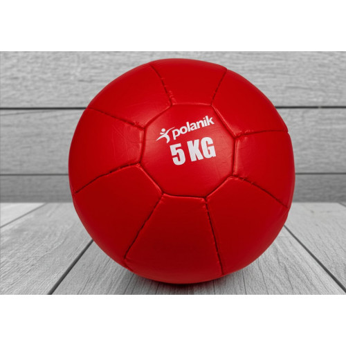 Медицинбол 5 кг, (искусственная кожа)