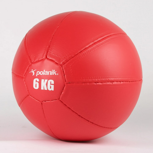 Медицинбол 6 кг, (искусственная кожа)