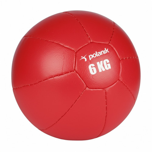 Медицинбол 6 кг, (искусственная кожа)