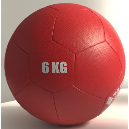 Медицинбол 6 кг, (искусственная кожа)