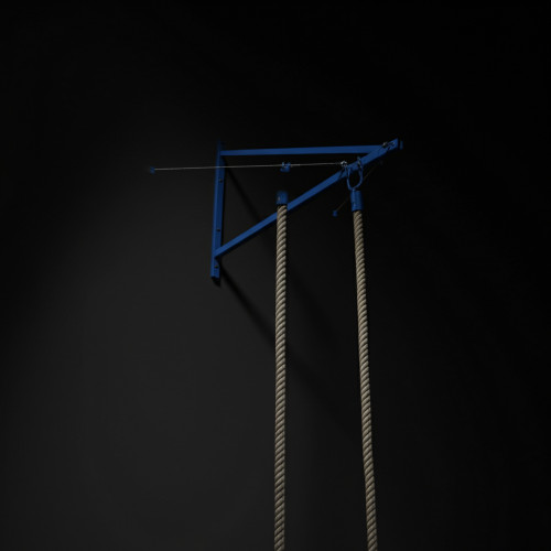 Консоль для канатов и шестов на 2 снаряда - 2 метра вынос