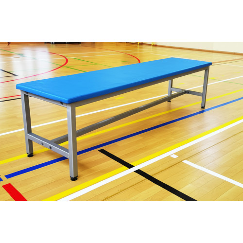 Скамейка для раздевалок без спинки "кушетка" мягкая 1,0м