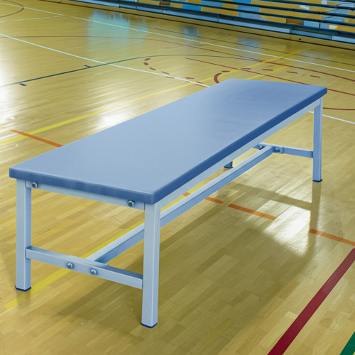 Скамейка для раздевалок без спинки "кушетка" мягкая 1,0м