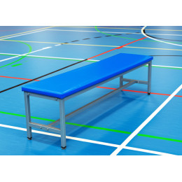 Скамейка для раздевалок без спинки "кушетка" мягкая 2,0м