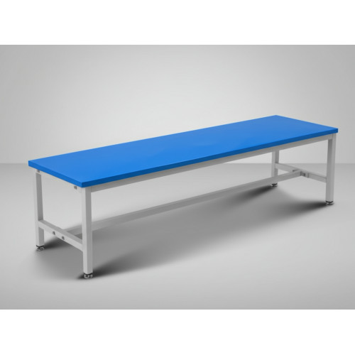 Скамейка для раздевалок без спинки "кушетка" мягкая 2,0м