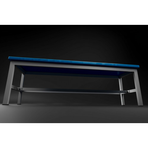 Скамейка для раздевалок без спинки "кушетка" мягкая 2,0м