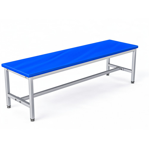 Скамейка для раздевалок без спинки "кушетка" мягкая 1,5м