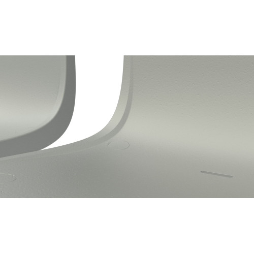 Сидение/кресло пластиковое ИСКРА - 4 крепления