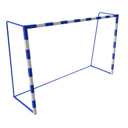 Ворота 2х3м (профиль 60х60мм), на закладных пластинах для мини-футбола/гандбола